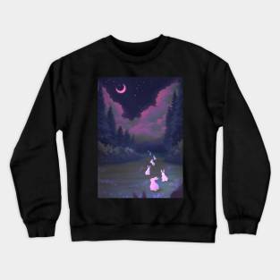 Rabbit Night Crewneck Sweatshirt